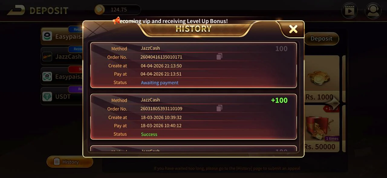 Royal X Casino deposit — royal x casino JazzCash and Easypaisa deposit method in Pakistan