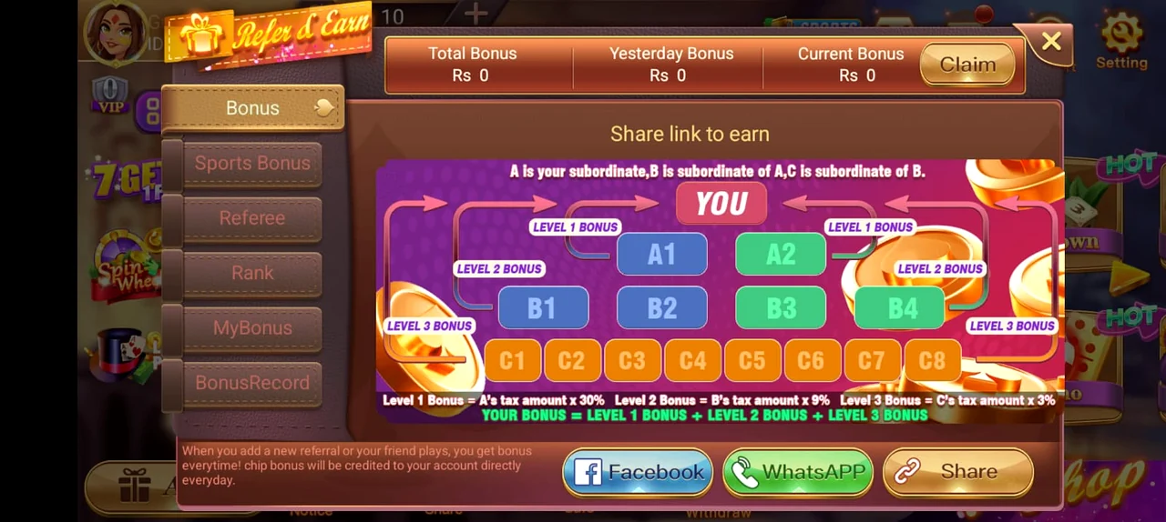 Card Rummy Refer & Earn — cardrummy referral code and multi-level invitation bonus