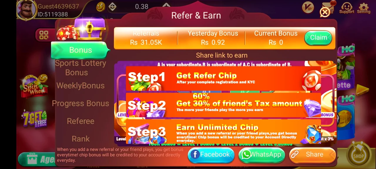 Dragon Tiger Club refer and earn — dragon tiger club referral code bonus